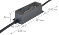 Panou pentru casetă LED Capri PRO 60x60 40W - Alb neutru (4000K) | Premium cu garanție de 5 ani