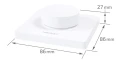 Mi-Light MiBoxer K1-W telecomandă LED cu buton rotativ luminozitate și CCT 2.4 GHz albă