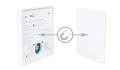 Mi-Light MiBoxer K1-W telecomandă LED cu buton rotativ luminozitate și CCT 2.4 GHz albă