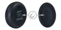 Mi-Light MiBoxer S1-B telecomandă LED rotundă tactilă luminozitate și CCT 2.4 GHz neagră