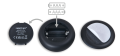 Mi-Light MiBoxer S1-B telecomandă LED rotundă tactilă luminozitate și CCT 2.4 GHz neagră