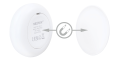 Mi-Light MiBoxer S1-W telecomandă LED rotundă tactilă luminozitate și CCT 2.4 GHz albă