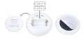 Mi-Light MiBoxer S1-W telecomandă LED rotundă tactilă luminozitate și CCT 2.4 GHz albă
