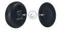 Mi-Light MiBoxer S2-B telecomandă LED RGB+CCT 2.4 GHz rotundă neagră