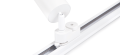 Set Steka Klemens lampa pe șină alb-aurie LED GU10 x3 + șină 1,5m - Alb