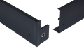 Ramă 65mm pentru panou LED pentru casetonu 60x60 - Aluminium - Negru