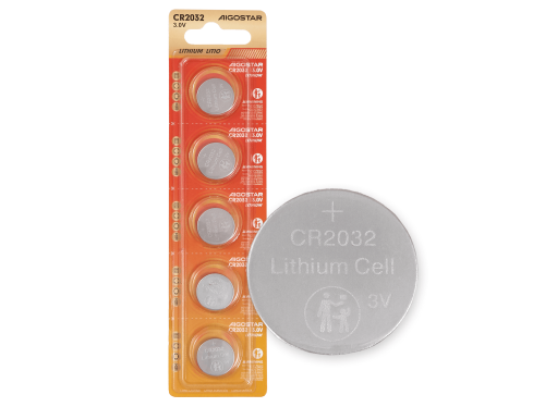 Baterie buton CR2032 210mAh 3V - 5 buc.