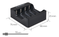Încărcător pentru baterii AA/AAA 1.2V