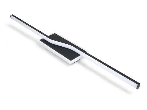 Kinkietul LED XD-LA129B 12W 60cm - Negru - Alb neutru (4000K)