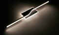 Kinkietul LED XD-LA129B 12W 60cm - Negru - Alb neutru (4000K)