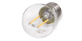 Lampa LED E27 2W G45 Filament - Alb cald (2700K)