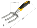 Spălător de grădină Cultivator 'furcă' - 30 cm