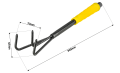 Gheare de grădină metalice – greblă pentru afânarea solului, cultivator