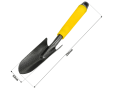 Lopățică de grădină pentru plantare îngustă 5 cm - Aluminiu