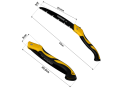 Fierăstrău manual pliabil – pentru lemn și crengi – 24 cm