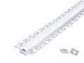 Set: Profil aluminiu flexibil FLEX Dual pentru benzi LED - Argintiu neprelucrat - 2m