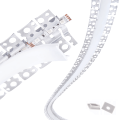 Set: Profil aluminiu flexibil FLEX Dual pentru benzi LED - Argintiu neprelucrat - 2m