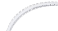 Set: Profil aluminiu flexibil FLEX Dual pentru benzi LED - Argintiu neprelucrat - 2m