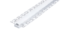 Set: Profil aluminiu flexibil FLEX Dual pentru benzi LED - Argintiu neprelucrat - 2m