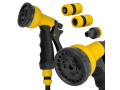 Set de conectori din plastic pentru furtun de grădină 1/2 3/4 - 8 trepte de reglaj - 4 bucăți