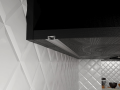 Set: Profil din aluminiu încastrat pentru benzi LED - Argintiu anodizat - 2m