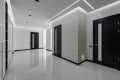 Set: Profil din aluminiu încastrat pentru benzi LED - Argintiu anodizat - 2m