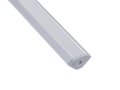 Zestaw: Profil aluminiowy narożny do taśm LED - Srebrny anodowany - 2m