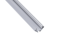 Zestaw: Profil aluminiowy narożny do taśm LED - Srebrny anodowany - 2m