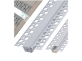 Kit: Profil din aluminiu pentru plăci GKB pentru benzi LED de 12mm - Argintiu anodizat - 2m