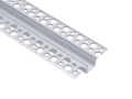 Kit: Profil din aluminiu pentru plăci GKB pentru benzi LED de 12mm - Argintiu anodizat - 2m
