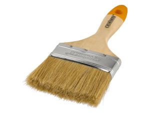 Pensulă de vopsit plată, mâner din lemn, 100 mm - 4"