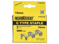 Set de 1000 de capse tip C 0.7x10mm