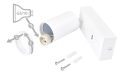 Lumină de perete LED GU10 cu întrerupător și port USB – lampă de noapte albă