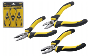 Set: Clește tăietoare 125mm din oțel carbon - 3 bucăți