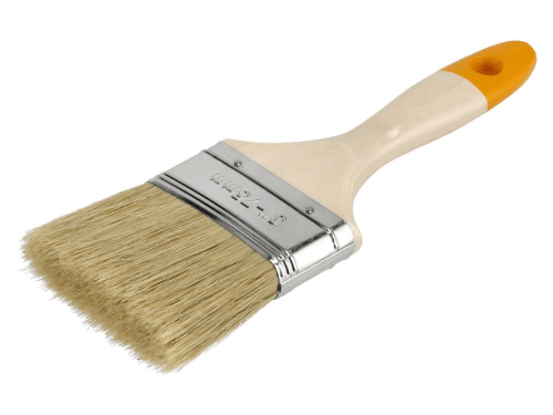 Pensulă de vopsit plată cu mâner din lemn 75mm - 3"