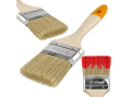 Pensulă de vopsit plată cu mâner din lemn 75mm - 3"
