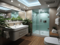 Set: 5x corp de iluminat halogen sub tencuială mobil SITA + bec LED 5W + soclu GU10 4500K