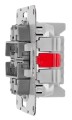 Mecanism întrerupător cap-scară dublu – Visio S50/S55 cu 2 butoane – Comutator cap-scară – Gri