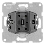 Mecanism pentru buton cu revenire – Visio S50/S55 cu 1 buton – Gri
