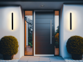 Lampă de fațadă – aplică de grădină – corp de iluminat exterior LED LS012 38W 120cm – Negru – Alb neutru (4500K)