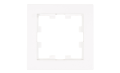 Ramă 1-modulară pentru prize și întrerupătoare – Visio S55 – Albă – CUBIC