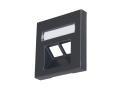 Pieseaua centrală pentru priză dublă RJ45 – Visio S55 – Antracit – CUBIC