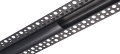 Set: Profil din aluminiu pentru plăci din gips-carton, pentru benzi LED de 20 mm – Negru – 2 m