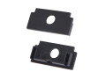 Set: Profil din aluminiu pentru plăci din gips-carton, pentru benzi LED de 20 mm – Negru – 2 m