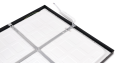 Panou LED aplicat 60x60 50W Negru – Alb neutru (4500K)
