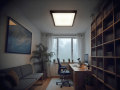 Panou LED aplicat 60x60 50W Negru – Alb neutru (4500K)