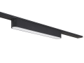 Set Luxo Linea – lampă pe șină LED 12W x3 + șină de 2m + sursă de alimentare – Negru – Alb neutru (4000K)