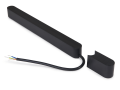 Set Luxo Linea – lampă pe șină LED 12W x3 + șină de 2m + sursă de alimentare – Negru – Alb neutru (4000K)
