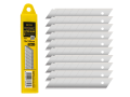 Lame segmentate 18x100 mm pentru cutter – set de 10 bucăți