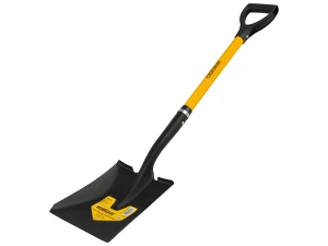 Lopată din oțel pentru materiale vrac, cu mâner - 100cm